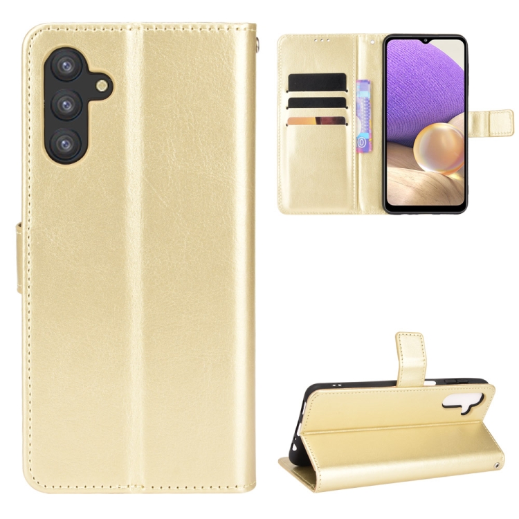 For Samsung Galaxy A13 5G Crazy Horse Texture Horizontal Flip Phone Leather Case with Holder & Card Slots & Lanyard(Gold)
For Samsung Galaxy A13 5G Crazy Horse Texture Horizontal Flip Phone Leather Case with Holder & Card Slots & Lanyard(Gold)