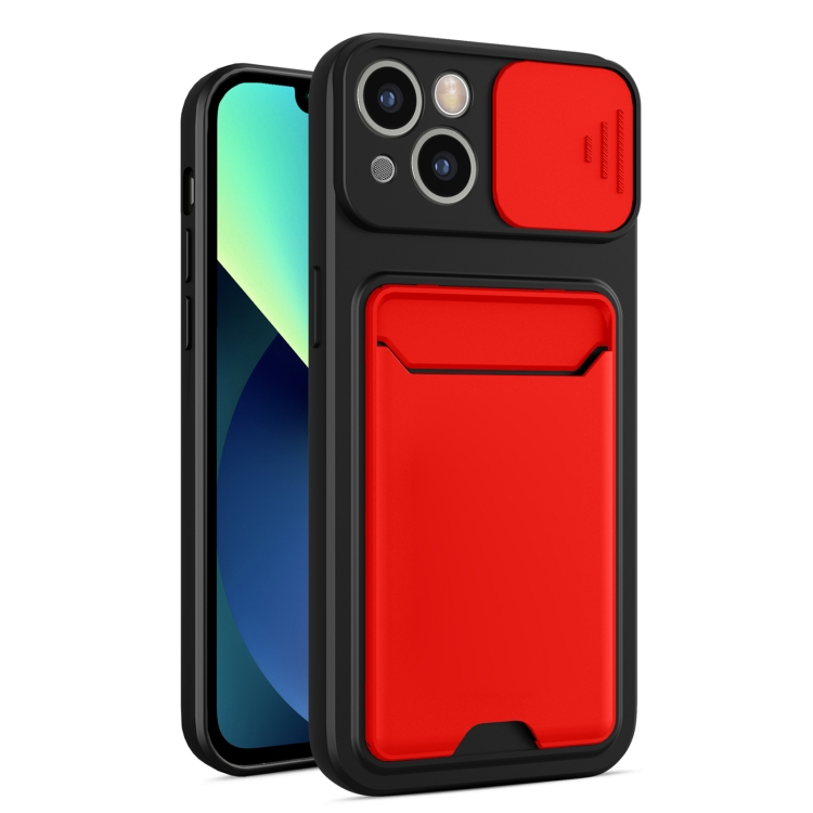 Sliding Camera Cover Design TPU + PC Shockproof Phone Case with Card Slot For iPhone 13 mini(Red)
Sliding Camera Cover Design TPU + PC Shockproof Phone Case with Card Slot For iPhone 13 mini(Red)