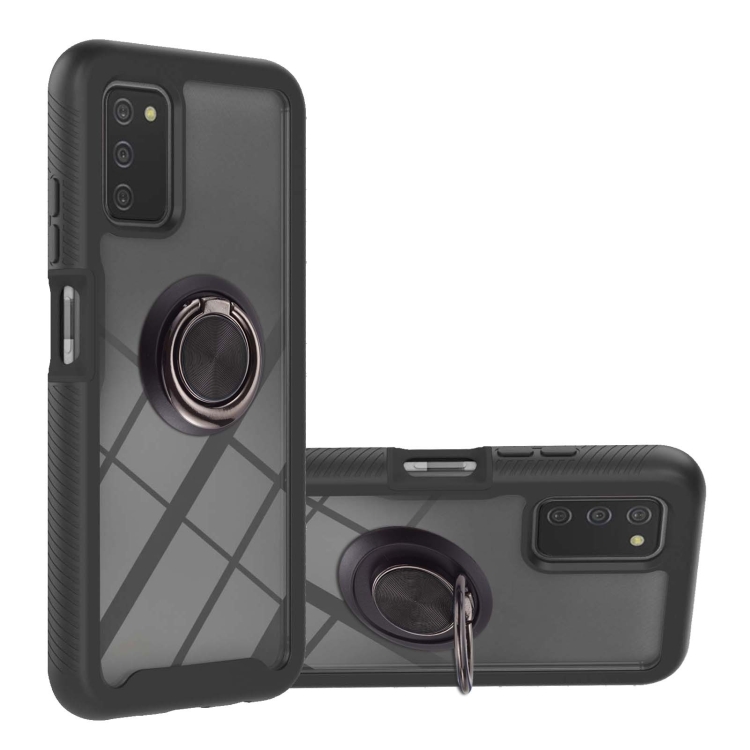 For Samsung Galaxy A03s 164mm Starry Sky Solid Color Series Shockproof PC + TPU Phone Case with Ring Holder & Magnetic Function(Black)
For Samsung Galaxy A03s 164mm Starry Sky Solid Color Series Shockproof PC + TPU Phone Case with Ring Holder & Magnetic Function(Black)