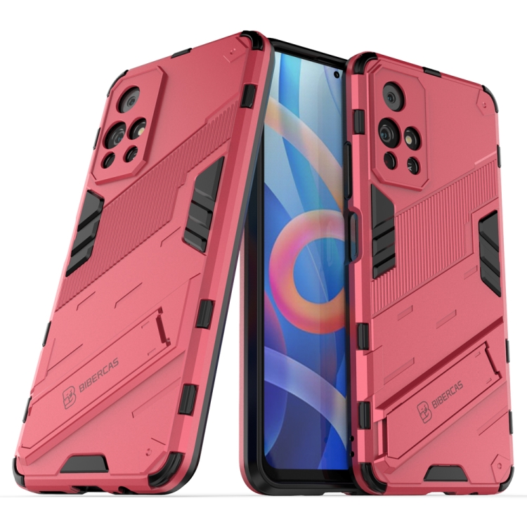 For Xiaomi Redmi Note 11 China Punk Armor 2 in 1 PC + TPU Shockproof Phone Case with Invisible Holder(Light Red)
For Xiaomi Redmi Note 11 China Punk Armor 2 in 1 PC + TPU Shockproof Phone Case with Invisible Holder(Light Red)