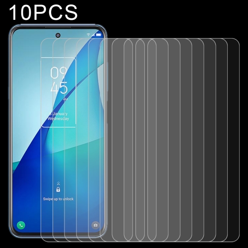 

10 PCS 0.26mm 9H 2.5D Tempered Glass Film For TCL 20L+
