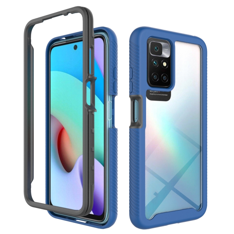 For Xiaomi Redmi 10 Starry Sky Solid Color Series Shockproof PC + TPU Phone Case(Royal Blue)
For Xiaomi Redmi 10 Starry Sky Solid Color Series Shockproof PC + TPU Phone Case(Royal Blue)