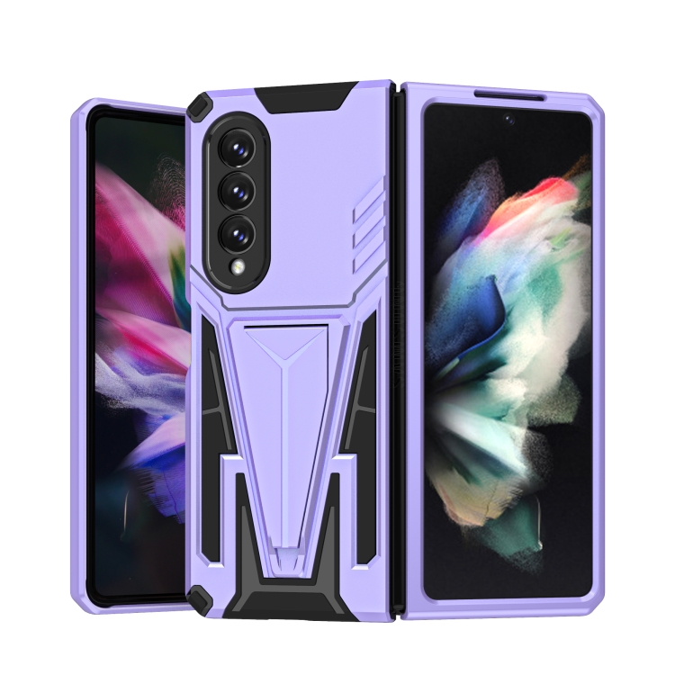 For Samsung Galaxy Z Fold3 5G Super V Armor PC + TPU Shockproof Phone Case with Invisible Holder(Purple)
For Samsung Galaxy Z Fold3 5G Super V Armor PC + TPU Shockproof Phone Case with Invisible Holder(Purple)