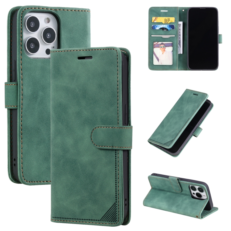 Skin Feel Anti-theft Brush Horizontal Flip Leather Phone Case For iPhone13 Pro(Green)
Skin Feel Anti-theft Brush Horizontal Flip Leather Phone Case For iPhone13 Pro(Green)