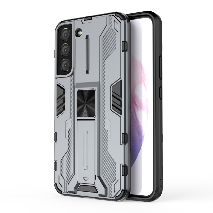 For Samsung Galaxy S22+ 5G Supersonic PC + TPU Shock-proof Phone Case with Holder(Grey)
For Samsung Galaxy S22+ 5G Supersonic PC + TPU Shock-proof Phone Case with Holder(Grey)