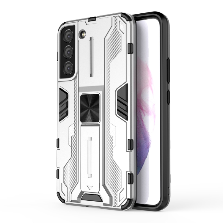 For Samsung Galaxy S22+ 5G Supersonic PC + TPU Shock-proof Phone Case with Holder(Silver)
For Samsung Galaxy S22+ 5G Supersonic PC + TPU Shock-proof Phone Case with Holder(Silver)