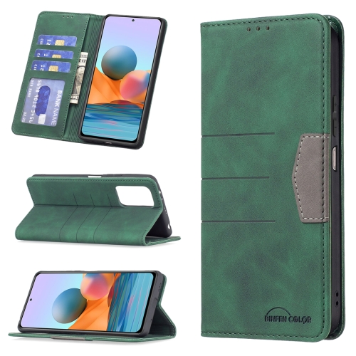 For Xiaomi Redmi Note 10 Pro / 10 Pro Max Magnetic Splicing Leather Phone Case(Green)
For Xiaomi Redmi Note 10 Pro / 10 Pro Max Magnetic Splicing Leather Phone Case(Green)