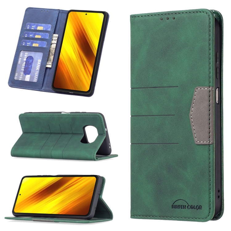 For Xiaomi Poco X3 NFC / X3 Magnetic Splicing Leather Phone Case(Green)
For Xiaomi Poco X3 NFC / X3 Magnetic Splicing Leather Phone Case(Green)