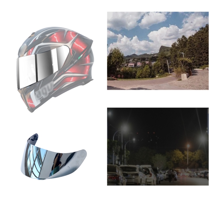 Motorcycle Helmet Visor Anti-UV Wind Shield Lens For AGV K1 / K3SV / K5(Electroplated Silver)
Motorcycle Helmet Visor Anti-UV Wind Shield Lens For AGV K1 / K3SV / K5(Electroplated Silver)