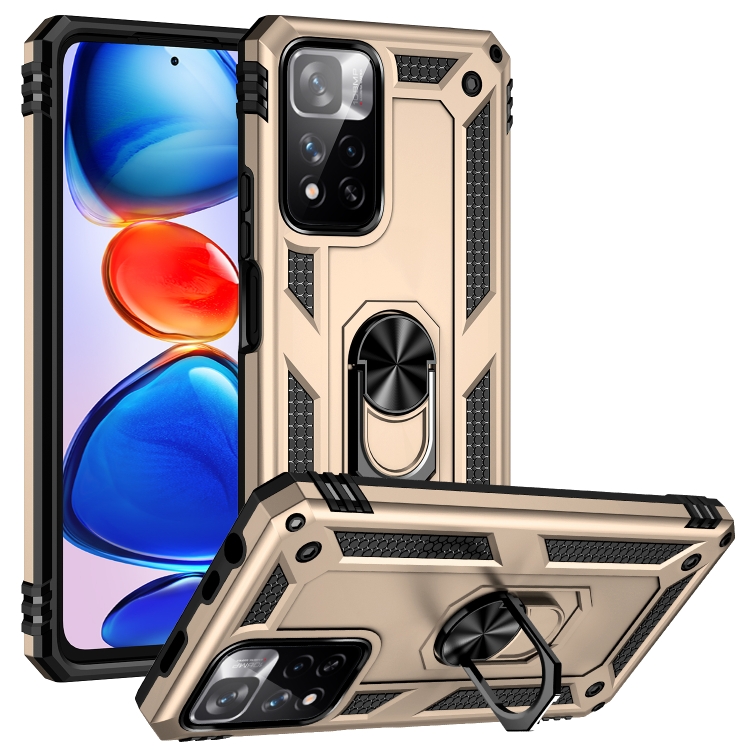 For Xiaomi Redmi Note 11 Pro 5G Shockproof TPU + PC Phone Case with 360 Degree Rotating Holder(Gold)
For Xiaomi Redmi Note 11 Pro 5G Shockproof TPU + PC Phone Case with 360 Degree Rotating Holder(Gold)