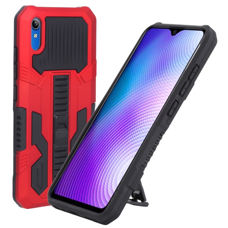 For vivo Y91i Indonesia Version / Y91C Vanguard Warrior All Inclusive Double-color Shockproof TPU + PC Phone Case with Holder(Red)
For vivo Y91i Indonesia Version / Y91C Vanguard Warrior All Inclusive Double-color Shockproof TPU + PC Phone Case with Holder(Red)