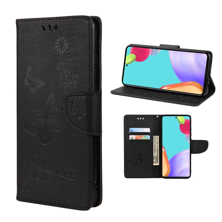 For Samsung Galaxy A53 5G Butterfly Embossed Horizontal Flip Leather Phone Case with Card Slot & Holder(Black)
For Samsung Galaxy A53 5G Butterfly Embossed Horizontal Flip Leather Phone Case with Card Slot & Holder(Black)