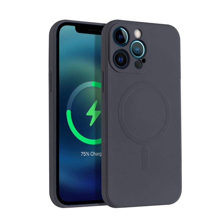 For iPhone 11 Pro Max Liquid Silicone Full Coverage Magsafe Phone Case (Black)
For iPhone 11 Pro Max Liquid Silicone Full Coverage Magsafe Phone Case (Black)
