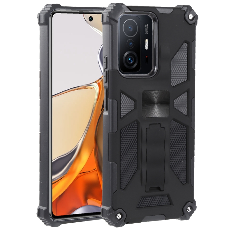 For Xiaomi Mi 11T / 11T Pro Shockproof TPU + PC Magnetic Protective Phone Case with Holder(Black)
For Xiaomi Mi 11T / 11T Pro Shockproof TPU + PC Magnetic Protective Phone Case with Holder(Black)