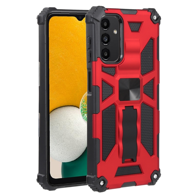For Samsung Galaxy A13 5G Shockproof TPU + PC Magnetic Protective Phone Case with Holder(Red)
For Samsung Galaxy A13 5G Shockproof TPU + PC Magnetic Protective Phone Case with Holder(Red)