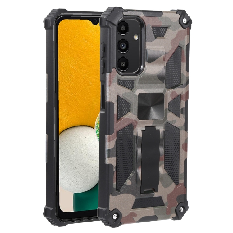 For Samsung Galaxy A13 5G Camouflage Armor Kickstand TPU + PC Magnetic Phone Case(Army Green)
For Samsung Galaxy A13 5G Camouflage Armor Kickstand TPU + PC Magnetic Phone Case(Army Green)