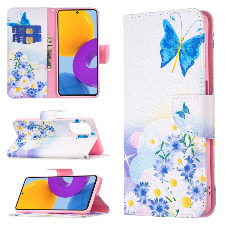 For Samsung Galaxy M52 5G Colored Drawing Pattern Leather Phone Case(Butterfly Love)
For Samsung Galaxy M52 5G Colored Drawing Pattern Leather Phone Case(Butterfly Love)