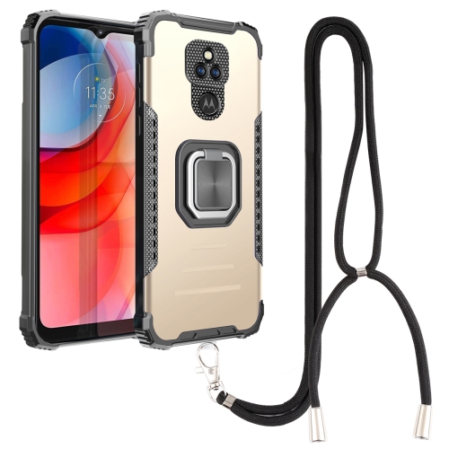 For Motorola Moto G Play 2021 Aluminum Alloy + TPU Phone Case with Lanyard(Gold)
For Motorola Moto G Play 2021 Aluminum Alloy + TPU Phone Case with Lanyard(Gold)
