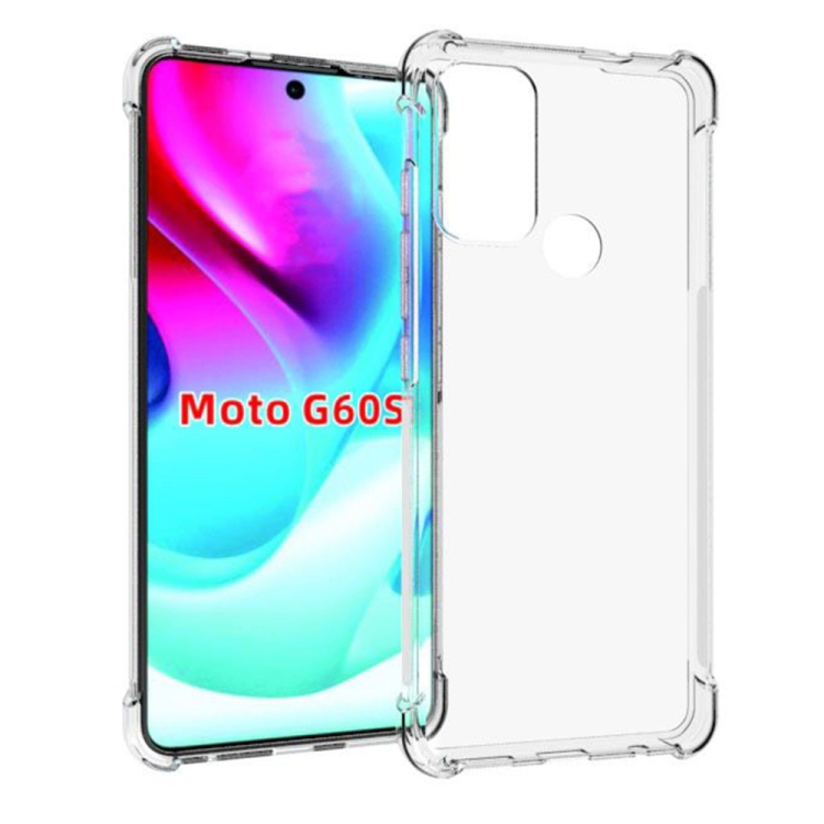 For Motorola Moto G60S Shockproof Non-slip Thickening TPU Phone Case(Transparent)
For Motorola Moto G60S Shockproof Non-slip Thickening TPU Phone Case(Transparent)