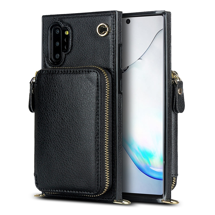 For Samsung Galaxy Note10+ Cross-body Zipper Big Wallet Bag Square Phone Case(Black)
For Samsung Galaxy Note10+ Cross-body Zipper Big Wallet Bag Square Phone Case(Black)