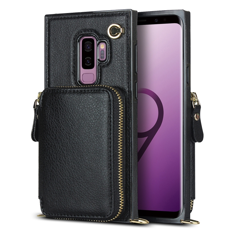 For Samsung Galaxy S9+ Cross-body Zipper Big Wallet Bag Square Phone Case(Black)
For Samsung Galaxy S9+ Cross-body Zipper Big Wallet Bag Square Phone Case(Black)