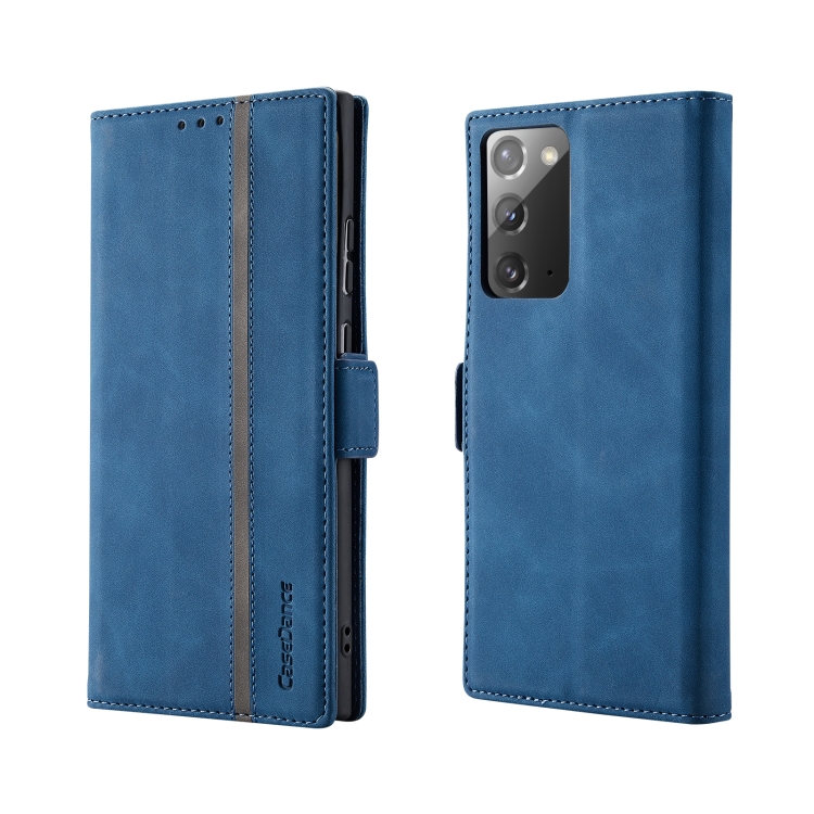 For Samsung Galaxy Note20 Splicing Skin Feel Magnetic Leather Phone Case(Blue) 
For Samsung Galaxy Note20 Splicing Skin Feel Magnetic Leather Phone Case(Blue)