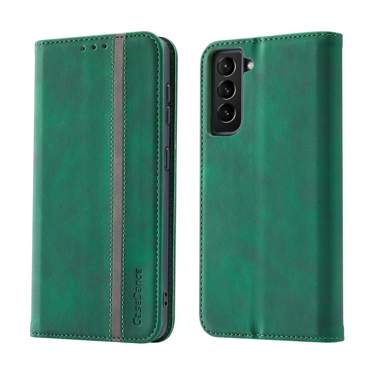For Samsung Galaxy S22+ 5G Splicing Skin Feel Magnetic Leather Phone Case(Green)
For Samsung Galaxy S22+ 5G Splicing Skin Feel Magnetic Leather Phone Case(Green)