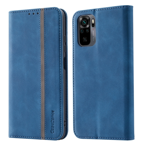 For Xiaomi Redmi Note 10 4G Splicing Skin Feel Magnetic Leather Phone Case(Blue)
For Xiaomi Redmi Note 10 4G Splicing Skin Feel Magnetic Leather Phone Case(Blue)