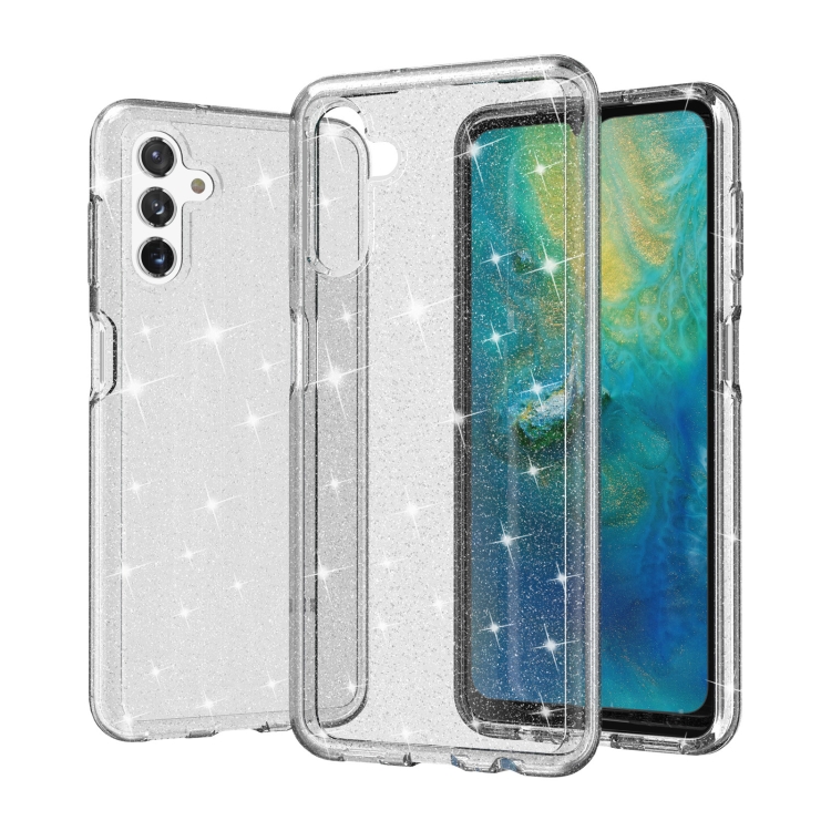 For Samsung Galaxy A13 5G Shockproof Terminator Style Glitter Powder Protective Phone Case(White)
For Samsung Galaxy A13 5G Shockproof Terminator Style Glitter Powder Protective Phone Case(White)