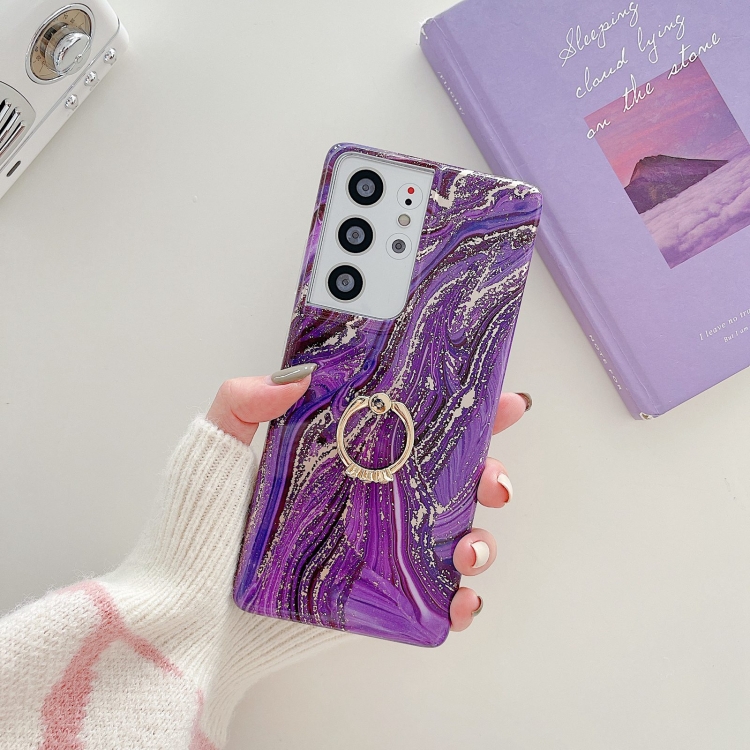 For Samsung Galaxy S22 TPU Soft Protective Phone Case with Ring Holder(Purple Gold Pink)
For Samsung Galaxy S22 TPU Soft Protective Phone Case with Ring Holder(Purple Gold Pink)