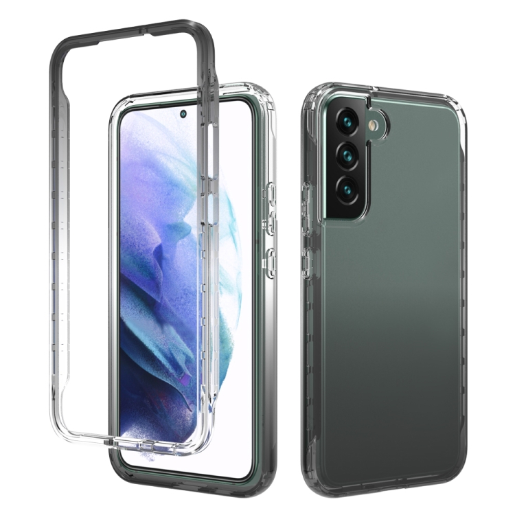 For Samsung Galaxy S22+ 5G Transparency Two-color Gradient PC+TPU Phone Case(Black)
For Samsung Galaxy S22+ 5G Transparency Two-color Gradient PC+TPU Phone Case(Black)