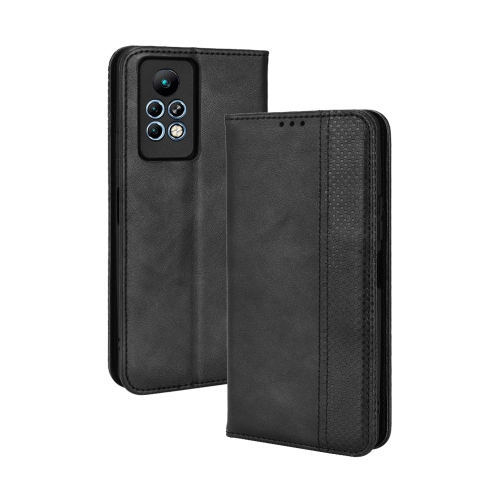 For Infinix Note 11 Pro Magnetic Buckle Retro Texture Leather Phone Case(Black)
For Infinix Note 11 Pro Magnetic Buckle Retro Texture Leather Phone Case(Black)