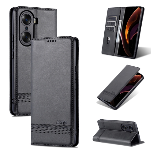 For Honor 60 AZNS Magnetic Calf Texture Horizontal Flip Leather Phone Case(Black)
For Honor 60 AZNS Magnetic Calf Texture Horizontal Flip Leather Phone Case(Black)
