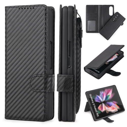 For Samsung Galaxy Z Fold3 5G 2 in 1 Split Folding Leather Phone Case(Carbon Fiber Black)
For Samsung Galaxy Z Fold3 5G 2 in 1 Split Folding Leather Phone Case(Carbon Fiber Black)