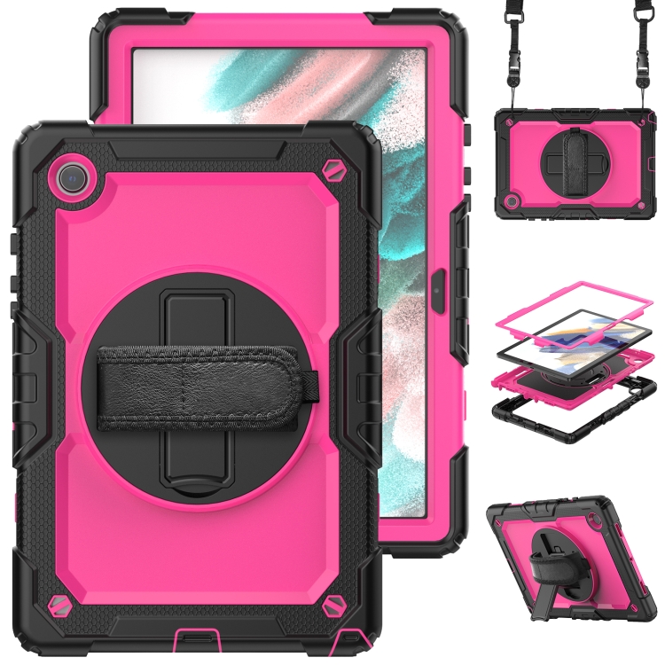 For Samsung Galaxy Tab A8 10.5 2021 X200 / X205 Silicone + PC Tablet Case(Rose Red + Black)
For Samsung Galaxy Tab A8 10.5 2021 X200 / X205 Silicone + PC Tablet Case(Rose Red + Black)