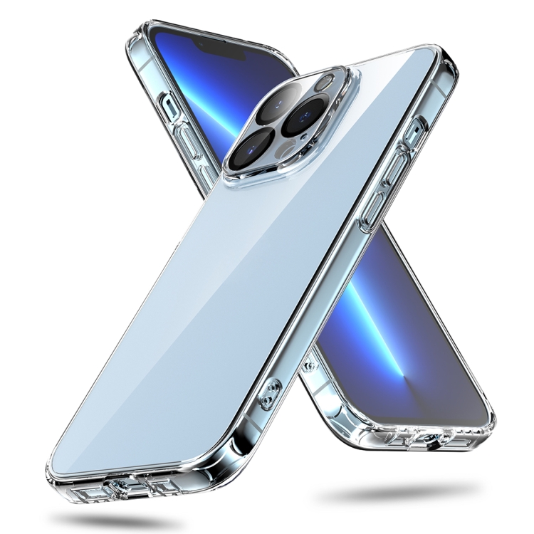 For iPhone 13 Pro Max Crystal Shield Series TPU + Glass Phone Case (Transparent)
For iPhone 13 Pro Max Crystal Shield Series TPU + Glass Phone Case (Transparent)