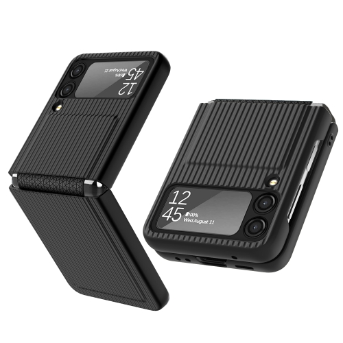 For Samsung Galaxy Z Flip3 5G GKK Ultra-thin Striped PC + TPU Phone Case(Black)
For Samsung Galaxy Z Flip3 5G GKK Ultra-thin Striped PC + TPU Phone Case(Black)