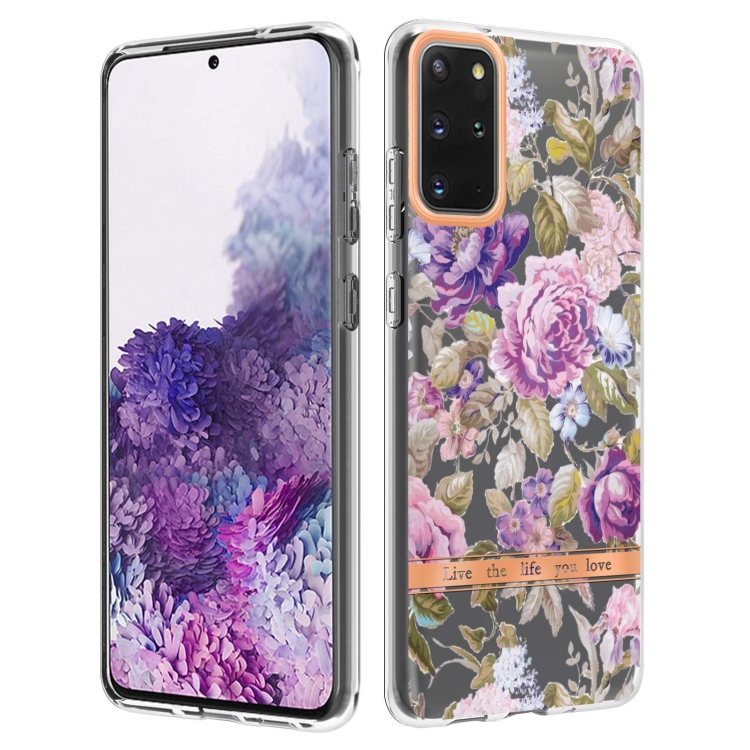 For Samsung Galaxy S20+ Flowers and Plants Series IMD TPU Phone Case(Purple Peony)
For Samsung Galaxy S20+ Flowers and Plants Series IMD TPU Phone Case(Purple Peony)