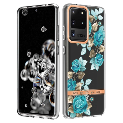 For Samsung Galaxy S20 Ultra Flowers and Plants Series IMD TPU Phone Case(Blue Rose)
For Samsung Galaxy S20 Ultra Flowers and Plants Series IMD TPU Phone Case(Blue Rose)