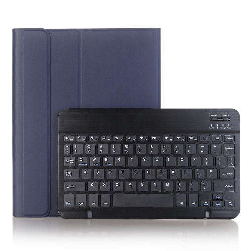 

A08B Bluetooth Keyboard Leather Case with Holder & TPU Pen Slot For Samsung Galaxy Tab A8 10.5 2021 SM-X205 / SM-X200(Blue)