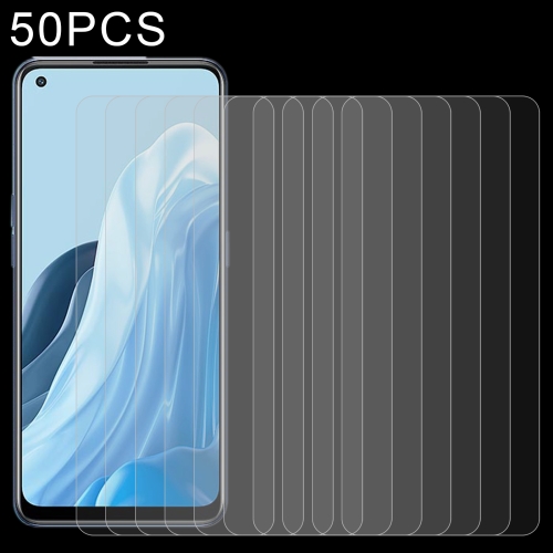 

50 PCS 0.26mm 9H 2.5D Tempered Glass Film For OPPO Find X5 Lite / Reno8