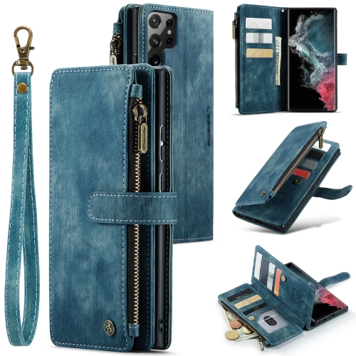 For Samsung Galaxy S22 Ultra 5G CaseMe C30 Multifunctional Phone Leather Case with Holder & Card Slot & Wallet(Blue)
For Samsung Galaxy S22 Ultra 5G CaseMe C30 Multifunctional Phone Leather Case with Holder & Card Slot & Wallet(Blue)