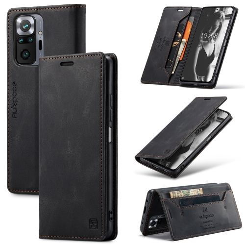 For Xiaomi Redmi Note 10 Pro / 10 Pro Max AutSpace A01 Skin-feel Crazy Horse Leather Phone Case(Black)
For Xiaomi Redmi Note 10 Pro / 10 Pro Max AutSpace A01 Skin-feel Crazy Horse Leather Phone Case(Black)