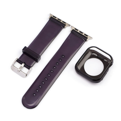 Jelly Watchband + Case For Apple Watch Series 7 41mm / 6&SE&5&4 40mm / 3&2&1 38mm(Black)
Jelly Watchband + Case For Apple Watch Series 7 41mm / 6&SE&5&4 40mm / 3&2&1 38mm(Black)