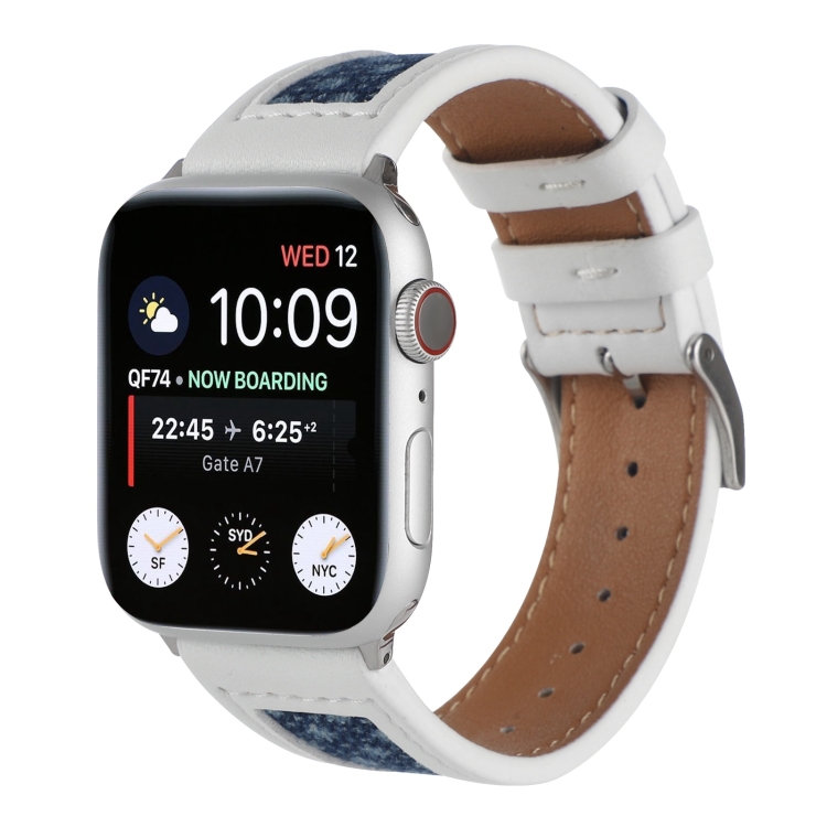Canvas Leather Watch Band For Apple Watch Series 7 41mm / 6&SE&5&4 40mm / 3&2&1 38mm(1)
Canvas Leather Watch Band For Apple Watch Series 7 41mm / 6&SE&5&4 40mm / 3&2&1 38mm(1)