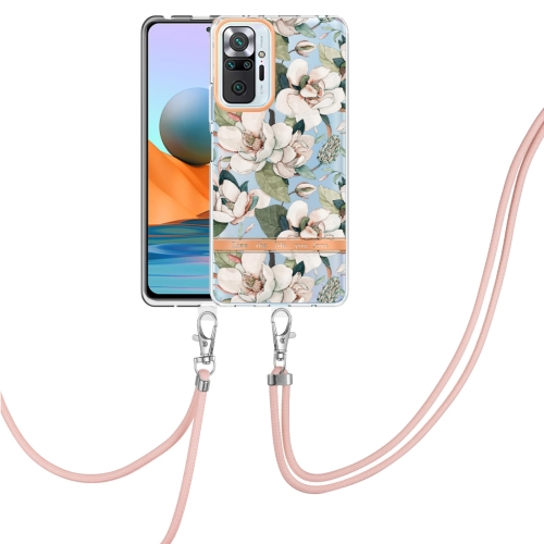 For Xiaomi Redmi Note 10 Pro Max / Note 10 Pro Flowers Series TPU Phone Case with Lanyard(Green Gardenia)
For Xiaomi Redmi Note 10 Pro Max / Note 10 Pro Flowers Series TPU Phone Case with Lanyard(Green Gardenia)