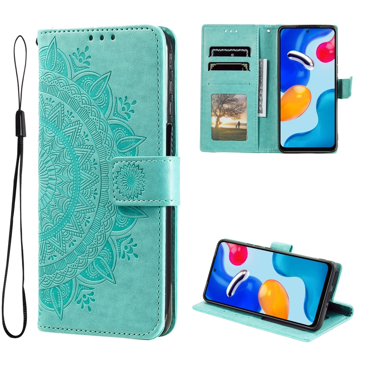 For Xiaomi Redmi Note 11S Totem Flower Embossed Leather Phone Case(Green)
For Xiaomi Redmi Note 11S Totem Flower Embossed Leather Phone Case(Green)