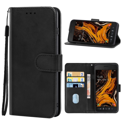 

Leather Phone Case For Samsung Galaxy Xcover 4s(Black)