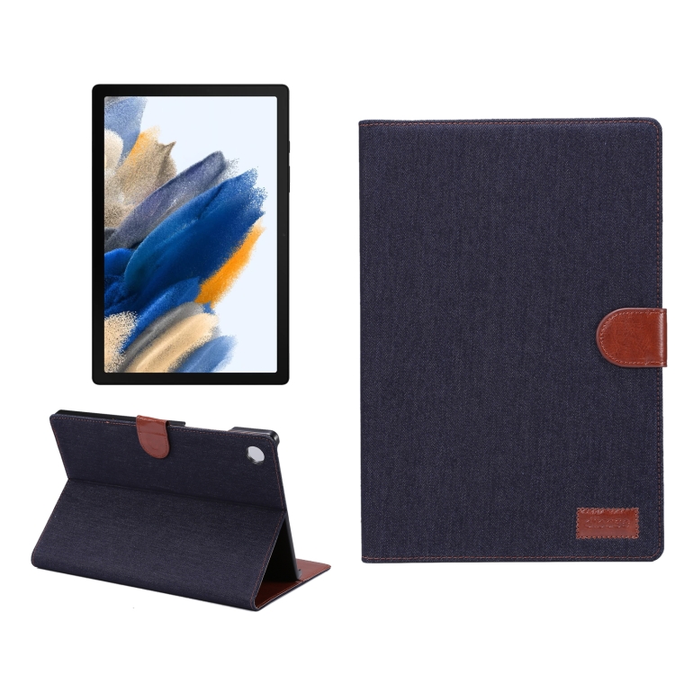For Samsung Galaxy Tab A8 10.5 2021 X200 / X205 Denim Cloth Leather Smart Tablet Case(Black)
For Samsung Galaxy Tab A8 10.5 2021 X200 / X205 Denim Cloth Leather Smart Tablet Case(Black)