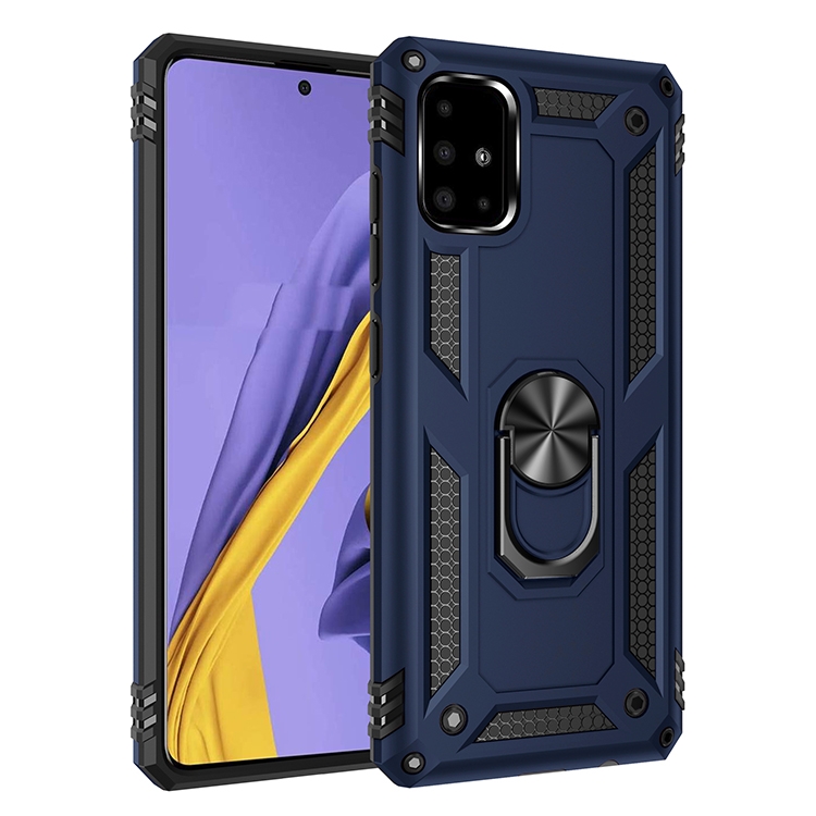 For Galaxy A51 Shockproof TPU + PC Protective Case with 360 Degree Rotating Holder(Blue)
For Galaxy A51 Shockproof TPU + PC Protective Case with 360 Degree Rotating Holder(Blue)